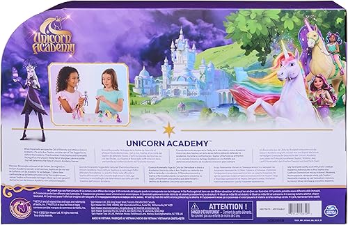 Miniatura 9 de Unicorn Academy, Magic Unleashed Adventure Pack con Sophia, Ava, Ravenzella, Wildstar, Leaf y más, muñecas y juguetes de unicornio para niñas de 4