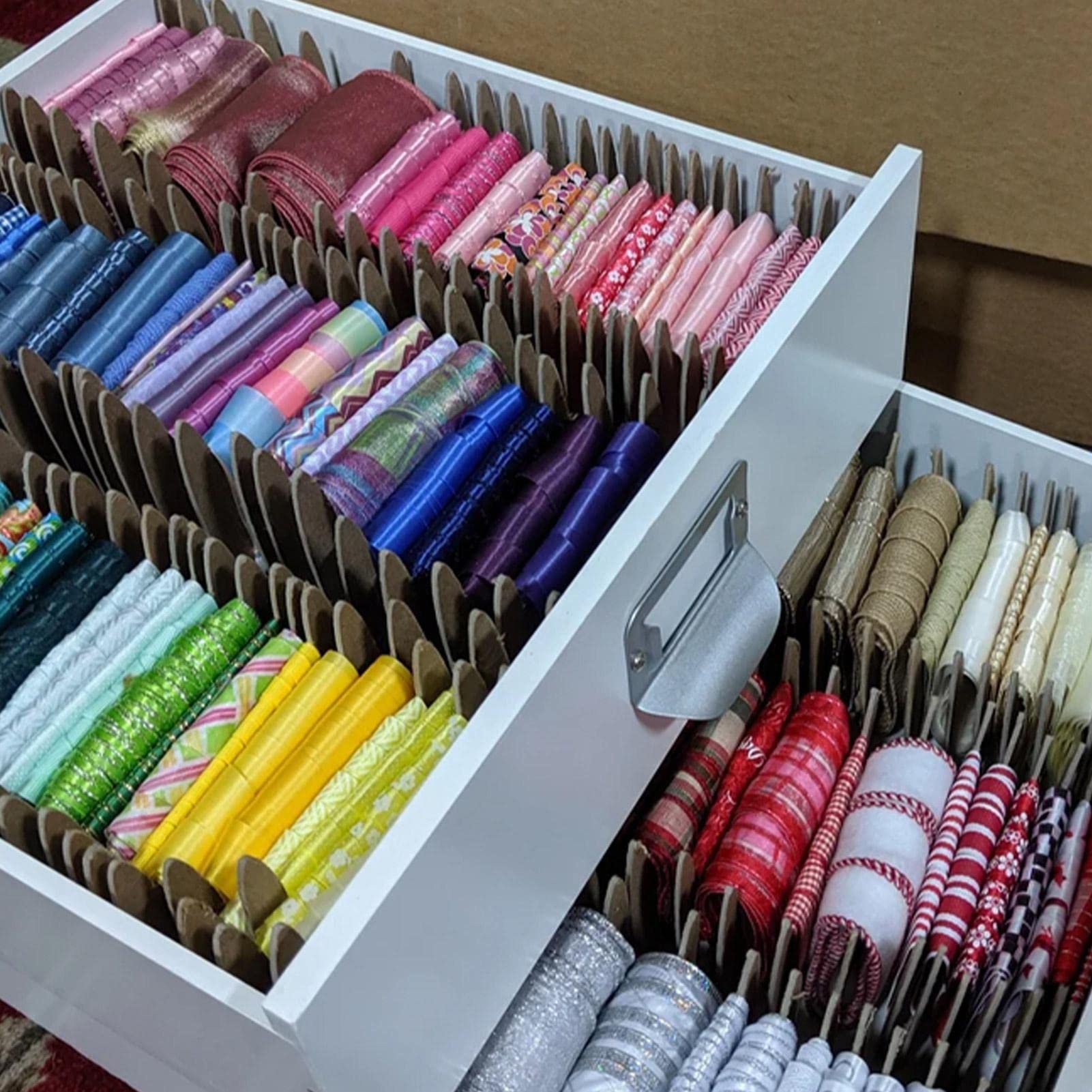 Craft Ribbon Storage Organizer Houten Lint Organizer Storage