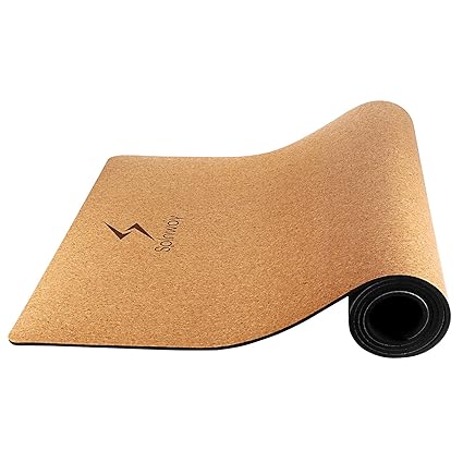 Spinway Unisex Wooden Graphite Durable No-Slip Grip Anti-Microbial Yoga Mat