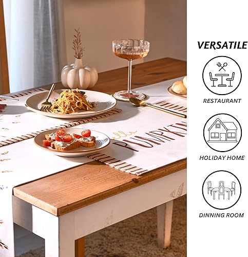 Miniatura 6 de Folkulture Juego de 4 manteles individuales de 13 x 19 pulgadas, manteles individuales de algodón o manteles tejidos resistentes al calor para Hello