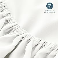 Vista 102 de Bare Home - Sábana bajera de microfibra 1800 muy suave y duradera, para colchones altos tamaño individual, color gris pardo