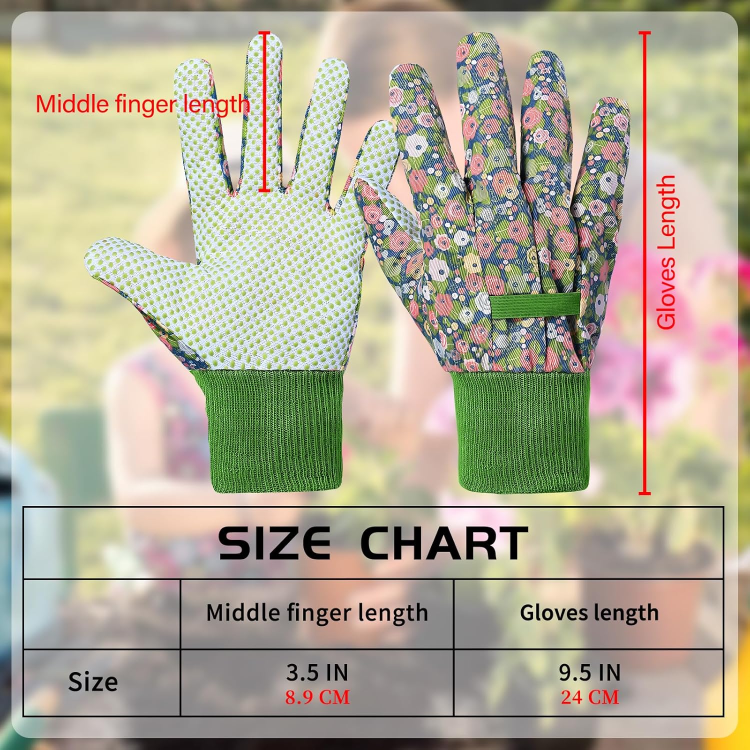 Women's Gardening Gloves Weeding and Thorn Resistant Work Gloves for Digging Planting Pruning Raking-Grown - Image 3