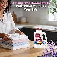 Vista 8 de Truly Free Suavizante de telas natural, no tóxico para bebés y niños, acondicionador suavizante de ropa a base de plantas, seguro, suave y sin