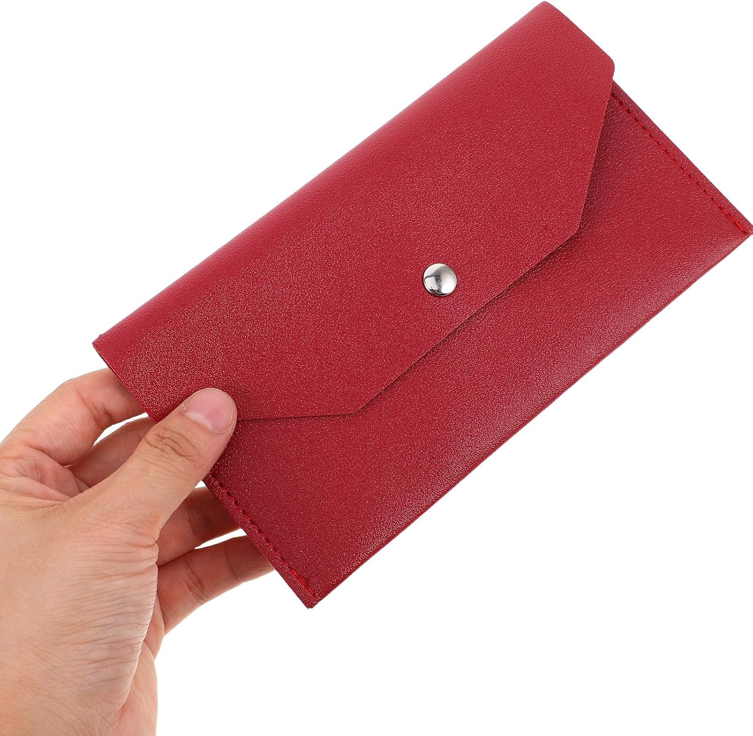 OUNONA Pu Leather Card Holder Wallet Set 4pcs, Long Minimalist Budget Envelope Wallets with Cash Organizer, Multi Card Holder Pouches for Travel and Casual Use image 4