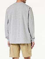 Vista 4 de Carhartt - Camisa de ajuste holgado para hombre, pesada, de manga larga y con bolsillo