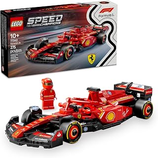 LEGO Speed Champions Ferrari SF-24 F1 Race Car 77242 - Realistic F1 Building Kit for Kids 10+ & Collectors, Play or Display