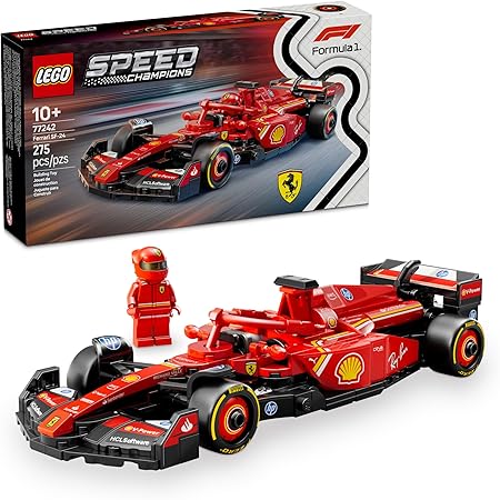 LEGO Speed Champions Ferrari SF-24 F1 Race Car Toys - Building Sets