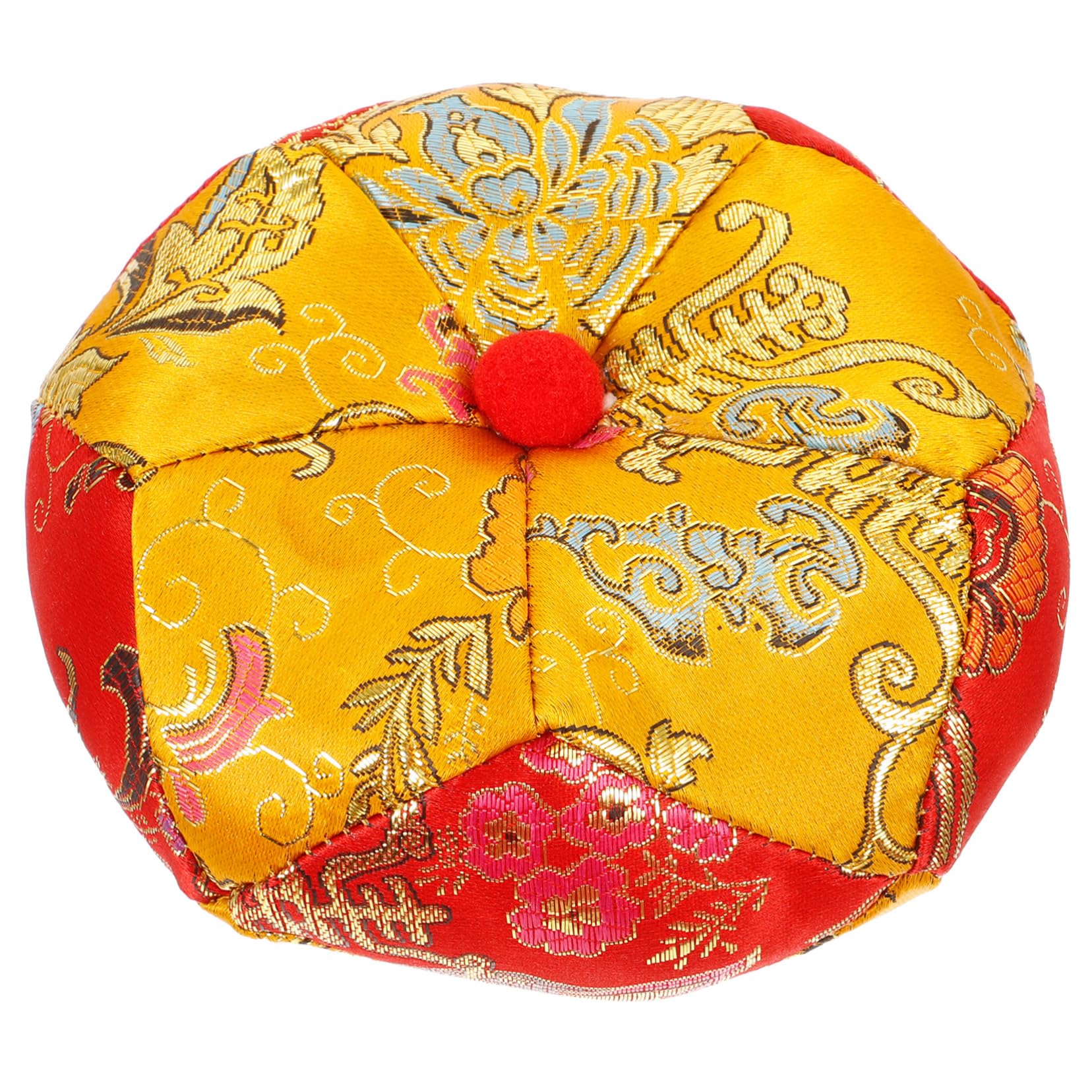 Mikinona Wooden Fish Mat Protective Pad for Singing Bowl Buddhist Sound Bowl Cushi