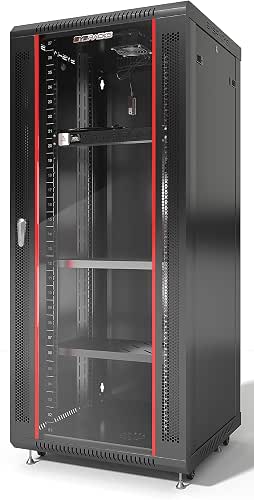 27U Wall Mount Server Rack Cabinet, 19” Locking Network Rack,