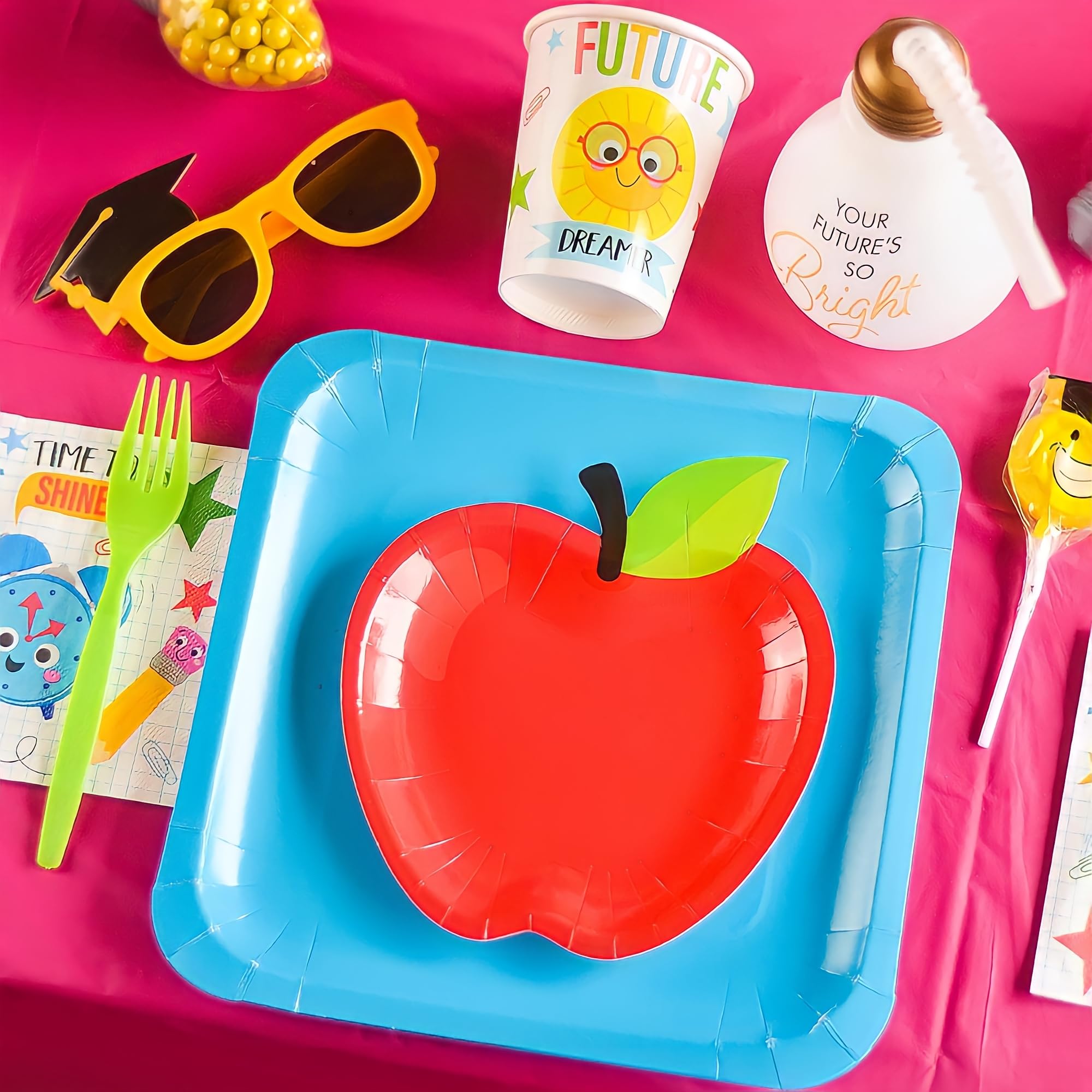 Fun Express - Fresh Lime Plastic Forks (50pc) - Party Supplies - Solid Tableware - Cutlery - 50 Pieces