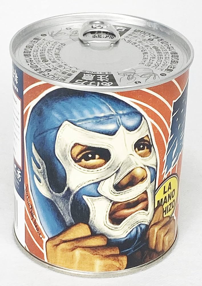 未開封品 覆面屋工房　覆面の缶詰　プロレス　マスク