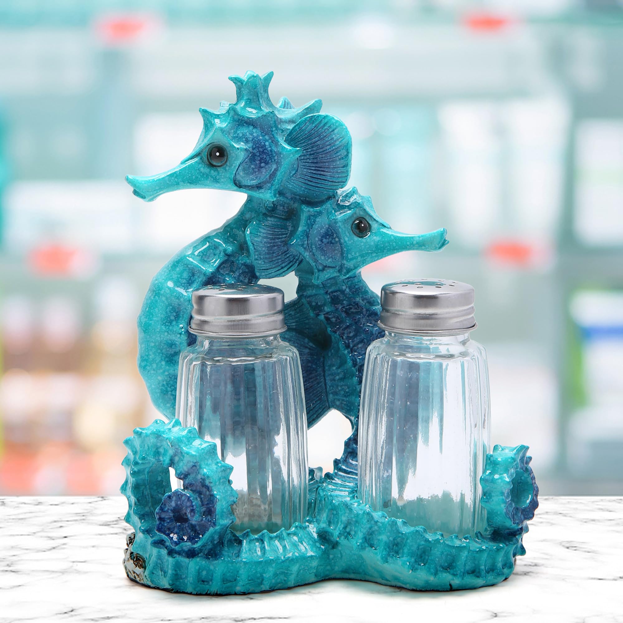 Amazon.com: Hodao Seahorse With Salt and Pepper Shaker Figurines