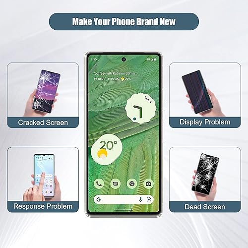 Miniatura 11 de Pantalla digital OLED compatible con Google Pixel 6 Pro GLUOG G8VOU 6.71 pulgadas, pantalla LCD táctil con herramientas
