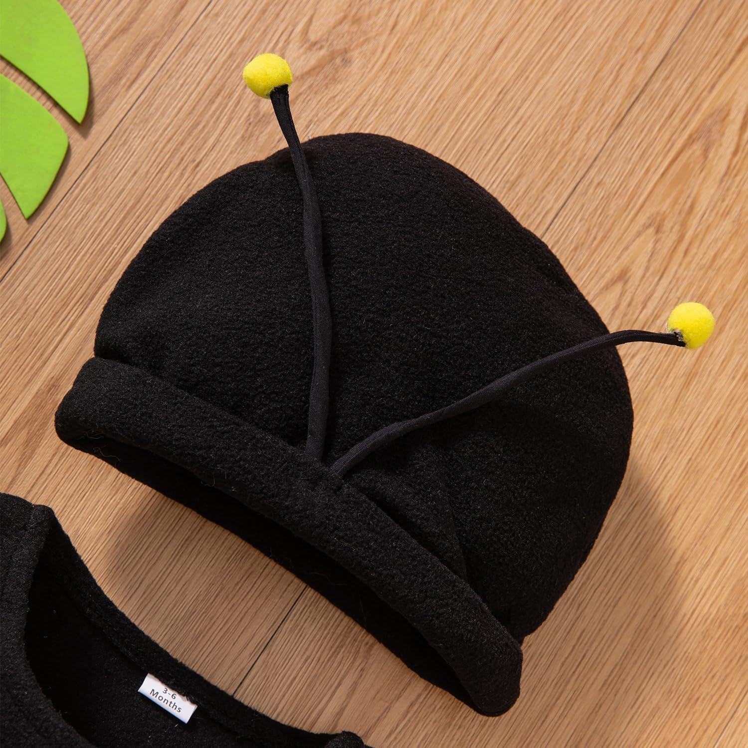 Infant Baby Outfits Girl Boy Bees Romper Hoodies Baby Halloween Costumes With Hat - Image 5