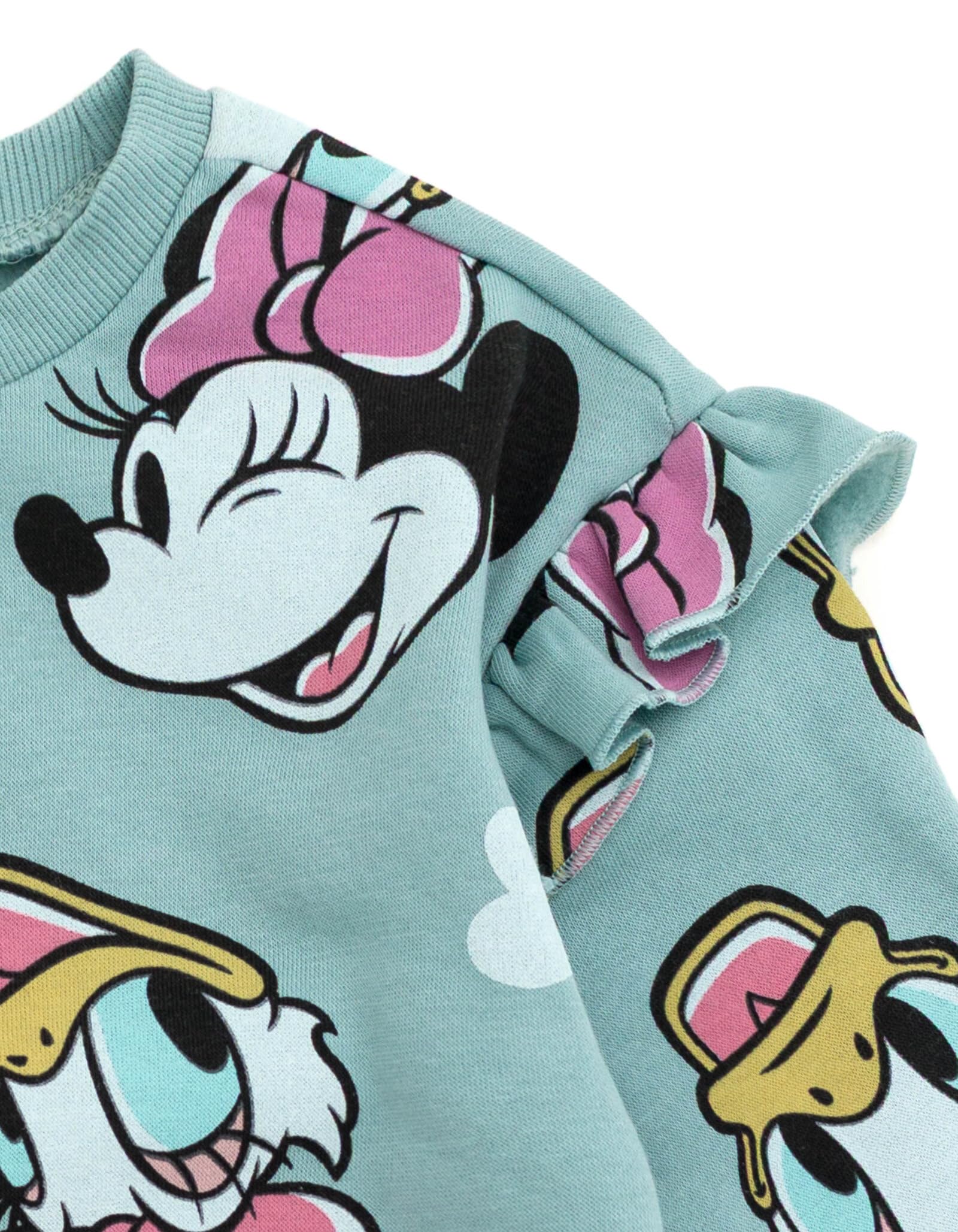 Disney Felpa con cappuccio in pile e leggings a coste, per bambine e ragazzi grandi (2T - 14-16)
