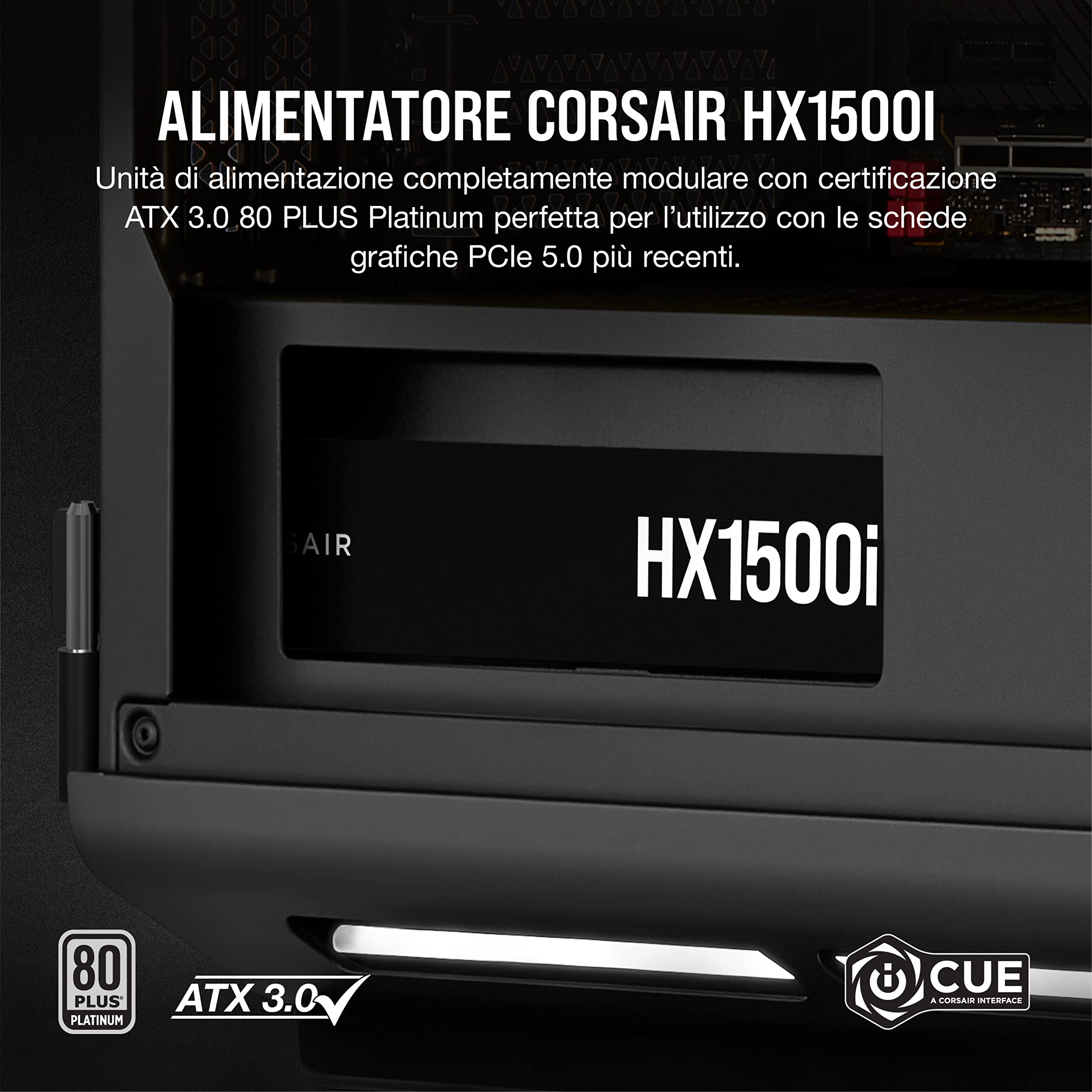 Corsair PSU HX1500i 1500W FM ATX3 PCIe5