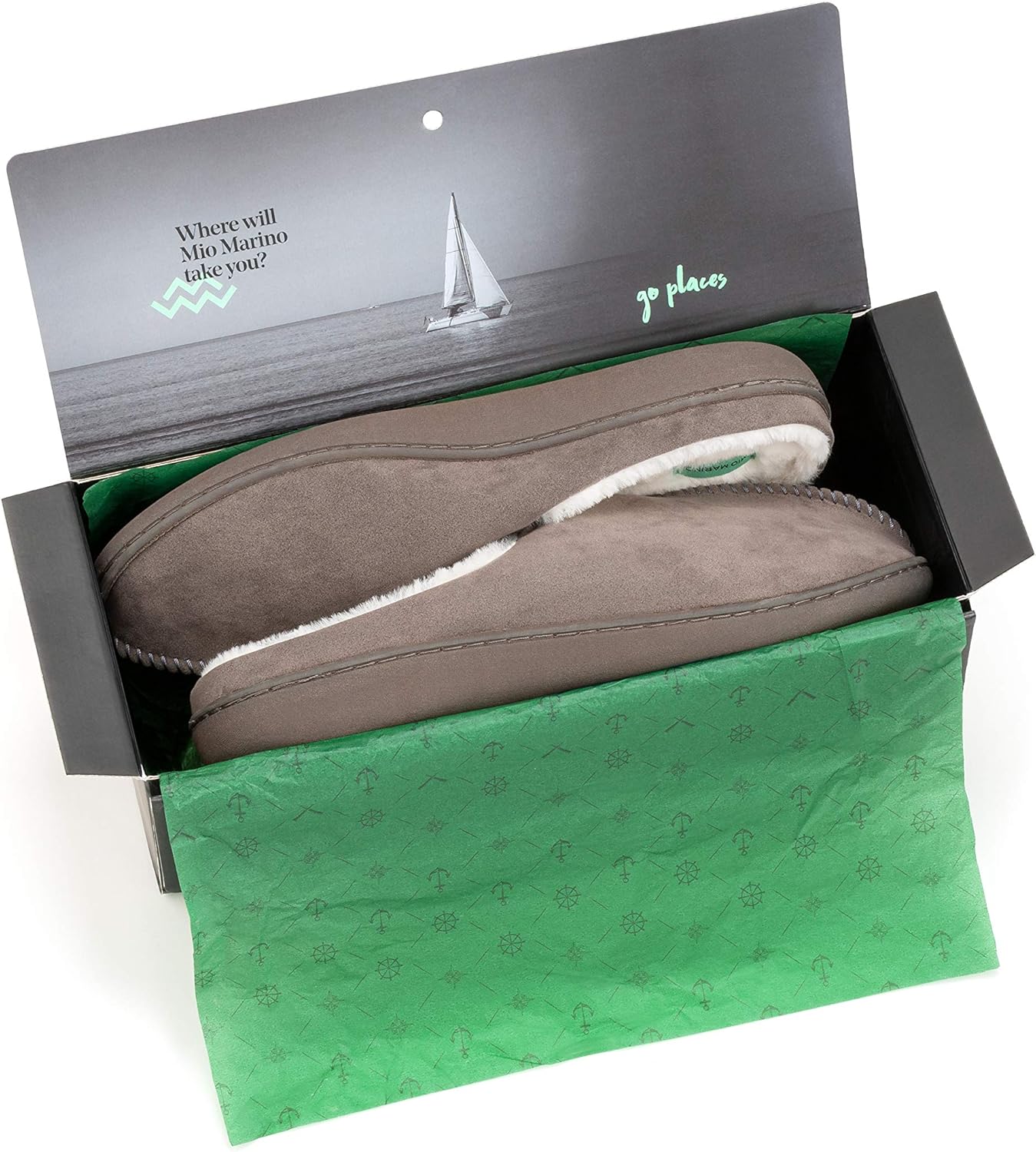 Mio Marino Mens Slippers - Memory Foam - House Slippers for Men - Image 2