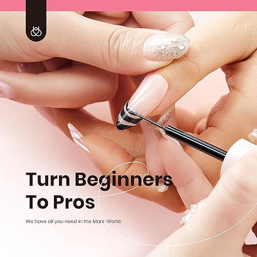 Miniatura 9 de Beetles Mermaid Collection - Kit de esmalte de gel para principiantes, color morado, verde, azul, pinceles de manicura, calcomanías con purpurina y