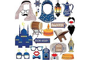 KatchOn Eid Photo Booth Props - Capture Festive Eid Mubarak Moments!