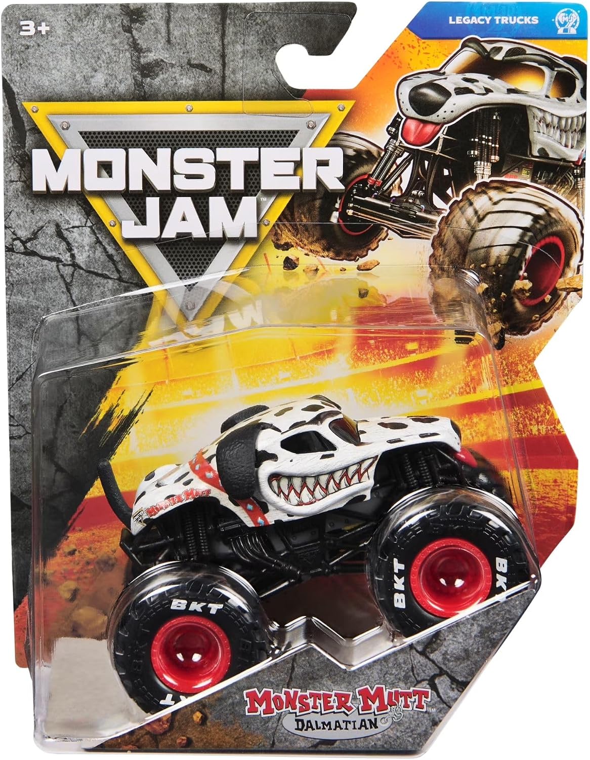Monster Jam 2026 Official 1:64 Diecast Truck Series 45 Legacy Trucks Monster Mutt Dalmatian