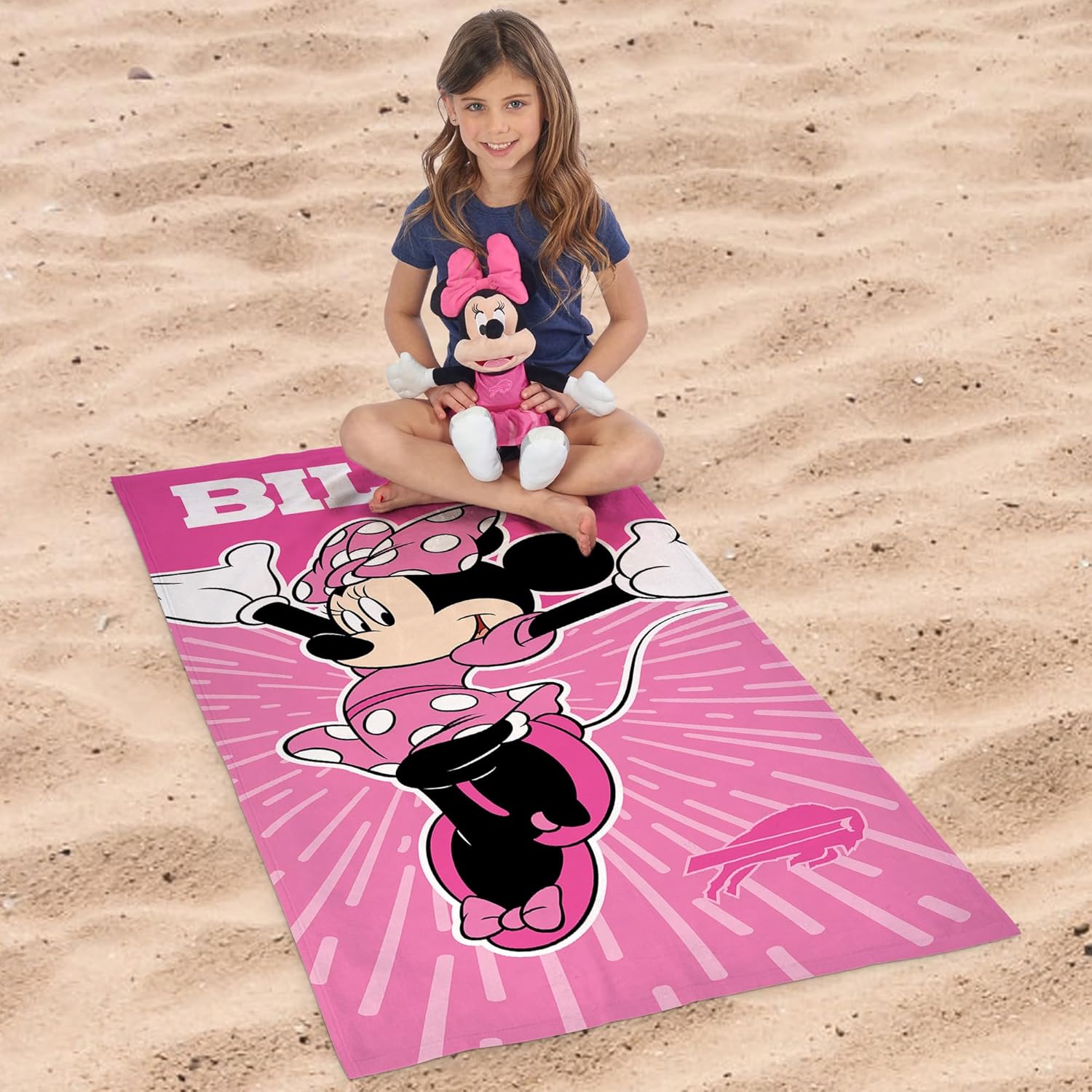 Northwest NFL Unisex-Adult Character Hugger Pillow and Beach Towel Set