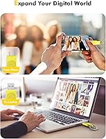 Vista 2 de MOSDART ExFAT - Memoria USB C 3.2 de 64 GB de velocidad rápida C y A, con llavero e indicador LED, para iPhone 15, 16, 17, teléfono Android, iPad