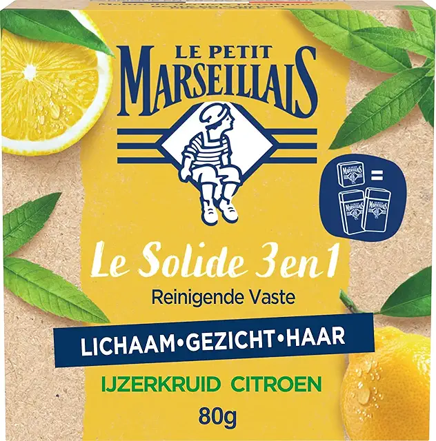 Le Petit Marseillais pH Neutrale Zeep: 3-in-1 Organic Lemon Shower & Shampoo Bar