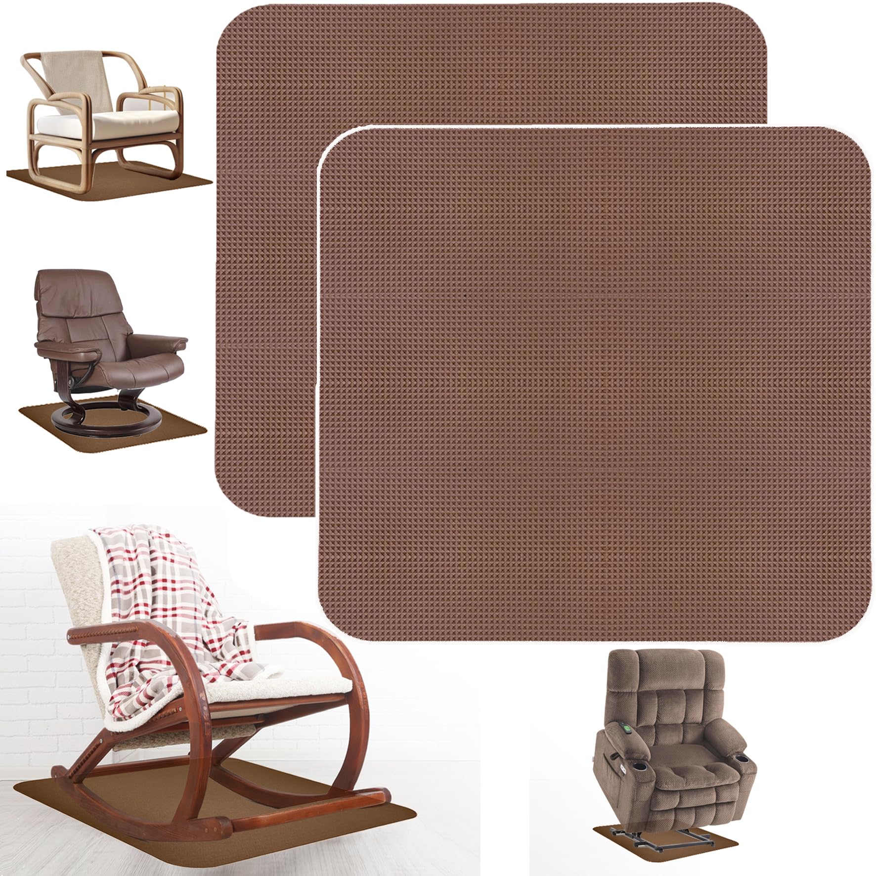 Juego De 2 Almohadillas Antideslizantes Para Muebles Para Proteger