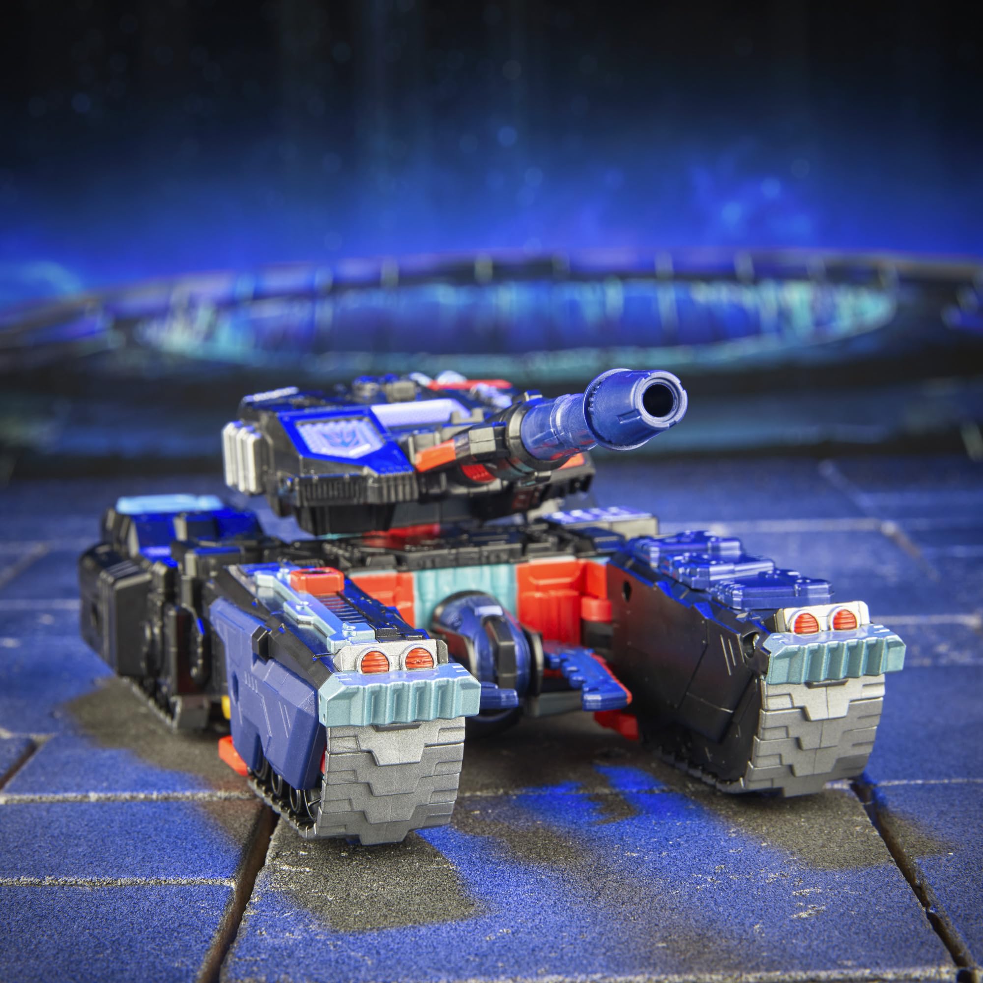 Transformers Age of The Primes, Figurine Convertible Megazarak Classe Leader de 19 cm, Robots Jouets, dès 8 Ans