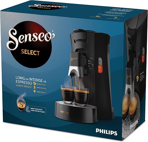 PHILIPS Domestic Appliances Senseo Select CSA240/60 Machine à café à dosettes, Sélection de l'épaisseur du café Plus, fonction mémo, en plastique recyclé, Noir - 9