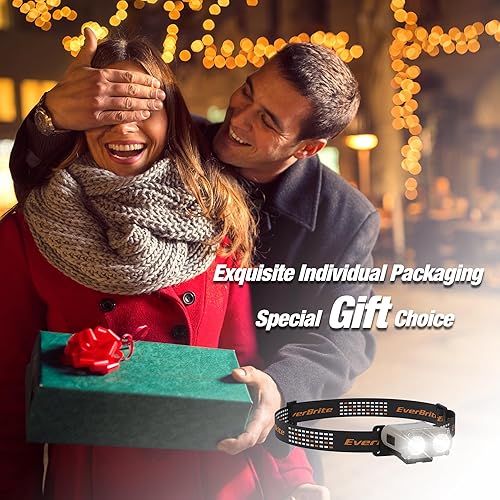 Miniatura 9 de EverBrite Luces de sombrero recargable con clip con sensor de movimiento, 3 modelos LED de 180 lámpara de cabeza ajustable para llevar y clip para