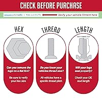 Vista 2 de Accesorios de Rueda Partes 20 Piezas M14 x 1.5 14 x 1.5 Rosca de Espina Estrofada de Metal Sólido de 4.40" de Largo Tuercas de Espina para Camiones