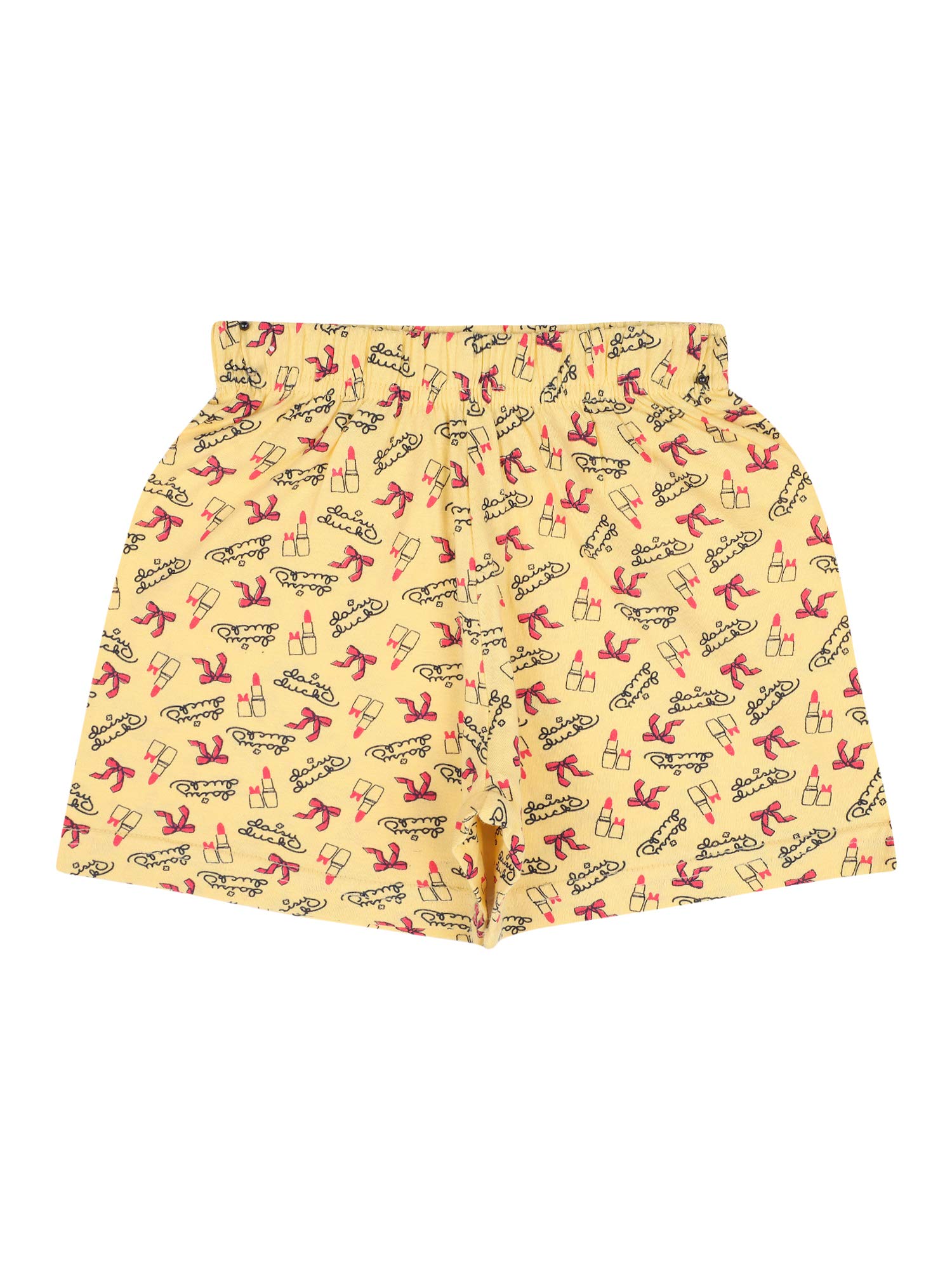 BODYCARE KIDS Girls Shorts | Mix Characters | 100% Cotton Stylish, Comfortable & Durable Shorts for Girls | Pack of 4 - Assorted 3