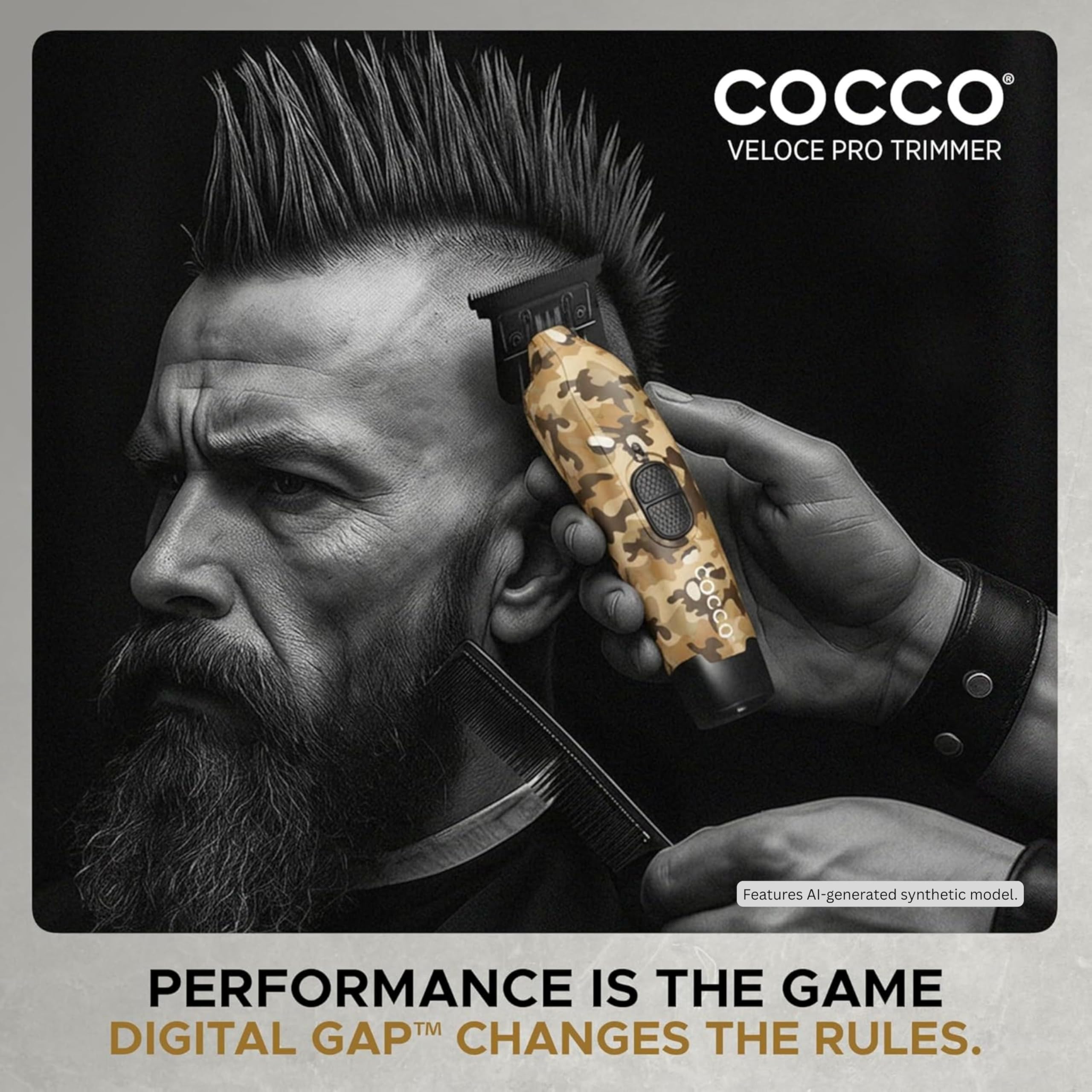 Cocco Veloce Pro Trimmer Matte Black - recortadora de acabado