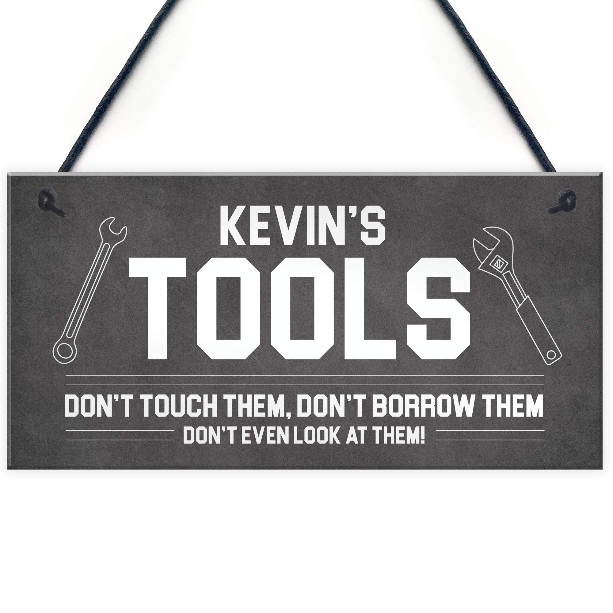 Personalised Tool Sign For Man Cave Shed Garage Gift For Him Gift For Men Dad Grandad Gift