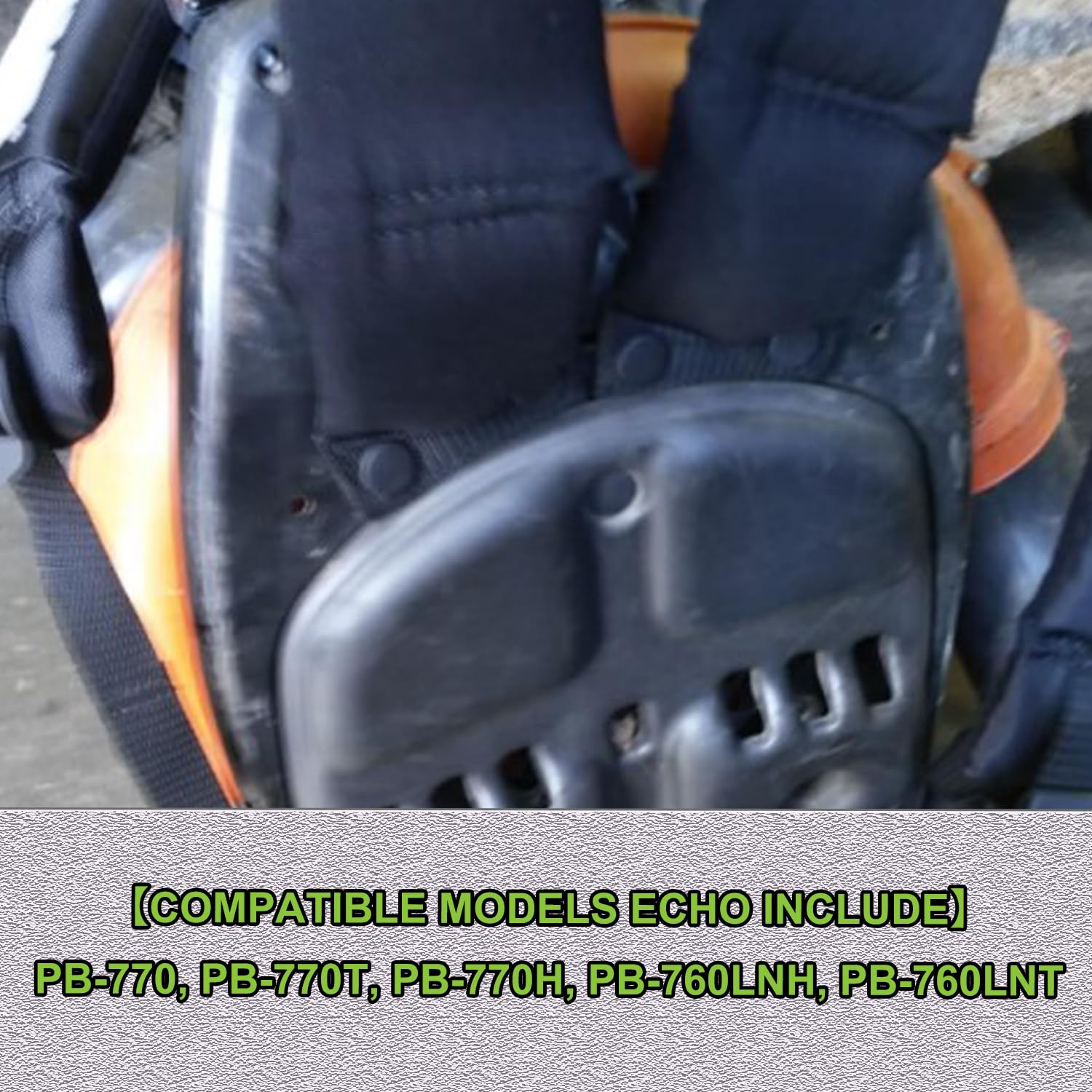 P021046660 P021046661 Kit de arnés de mochila compatible con Echo P021046661 P021046660 PB-760LNH PB-770H PB-770T Kit de correa de arnés de repuesto para soplador de mochila, incluye 2 correas