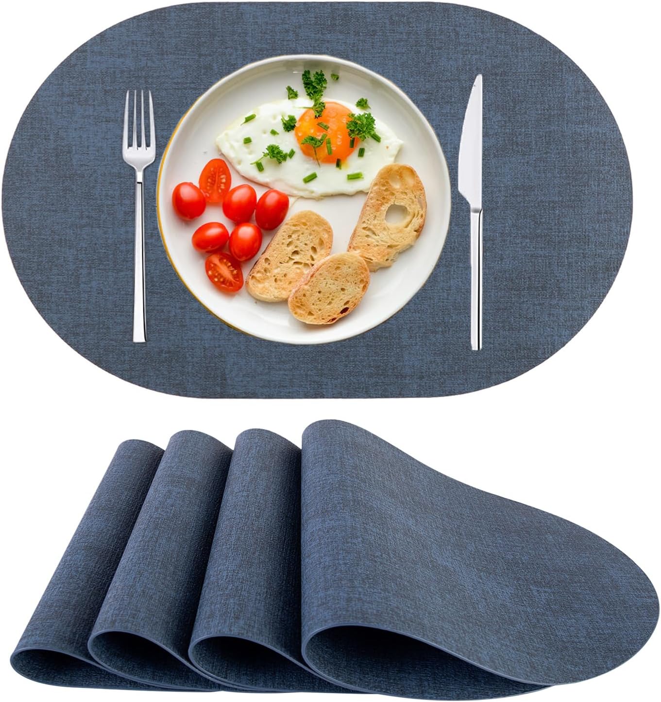 Edle Tischsets Abwaschbar Oval