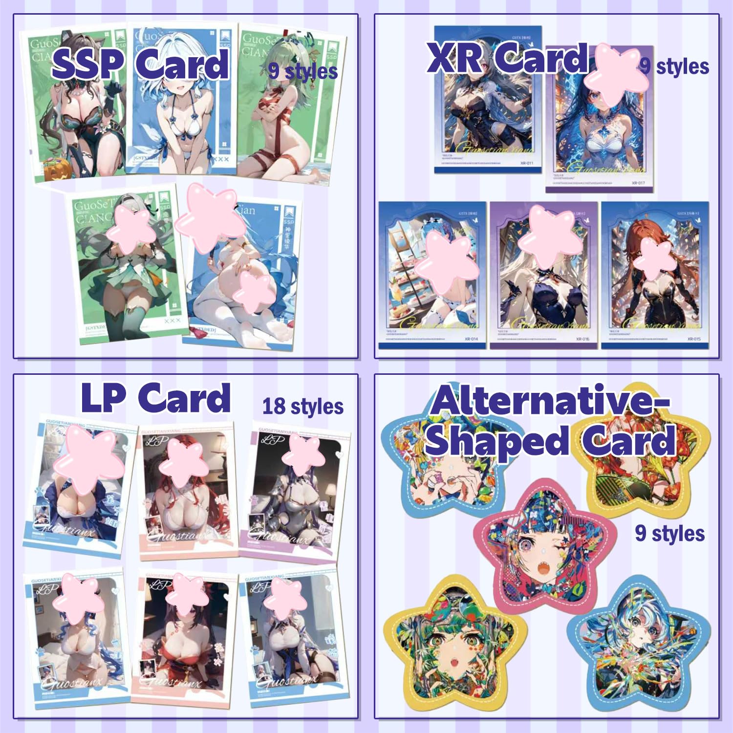 RiTeDei National Beauty 2 Series (1 Box) - Anime Trading Cards, MEIKA Collection Attractive Waifu Card Set (GSTX02) - Image 4