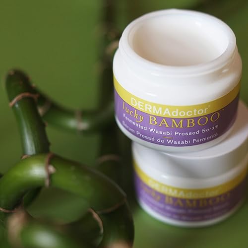 Miniatura 3 de DERMAdoctor Suero prensado de wasabi fermentado probiótico Lucky Bamboo de 1.69 fl oz