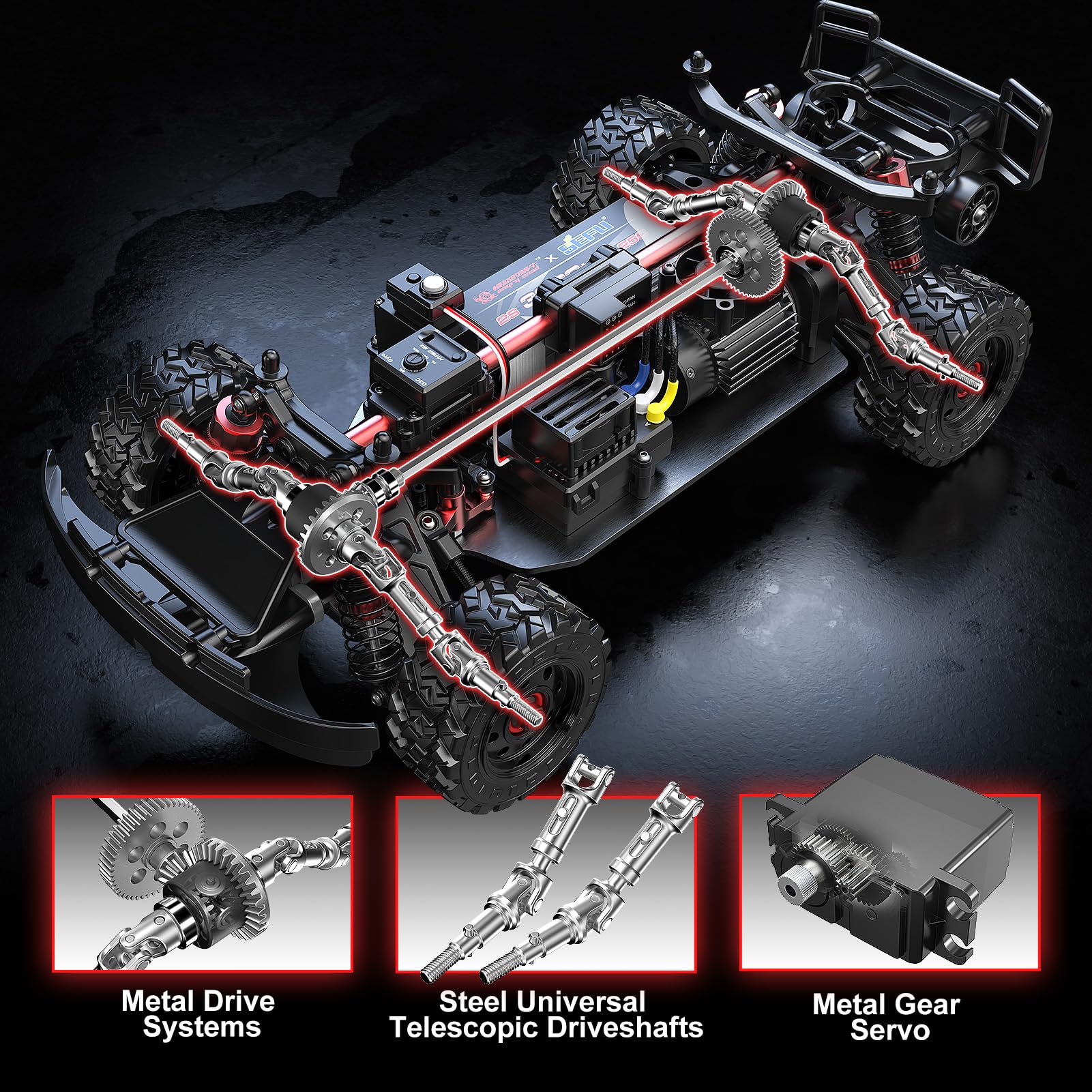 Amazon.co.jp: MJX Hyper GO 14211 1/14 ブラシレス 4X4 ラジコン