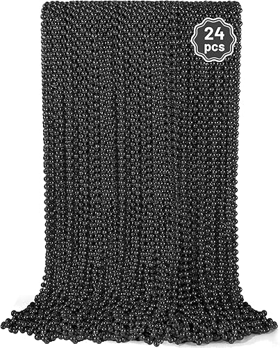 Miniatura 62 de YAXINRUI 30 piezas cuentas de Mardi Gras, collares de cuentas para fiesta de Mardi Gras, Navidad, San Patricio, regalos de fiesta, accesorios de 10