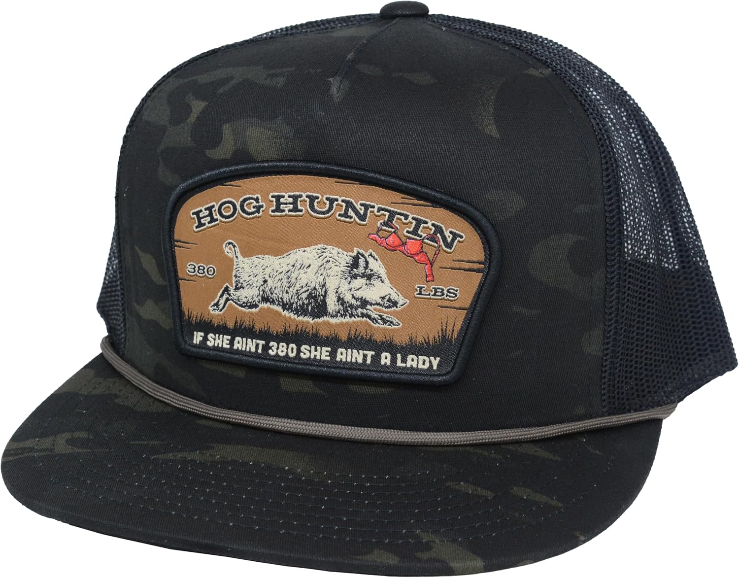 Hog Hunting - Flat-Bill Trucker Snapback Hat