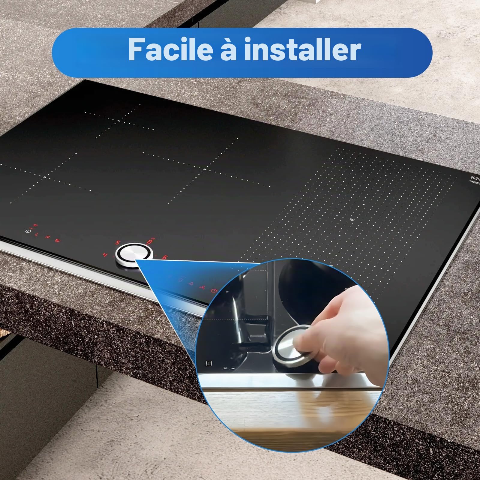 Bouton rotatif pour plaque de cuisson électrique NEFF/Bosch/Gaggenau/Siemens/Viva, accessoire de rechange pour bouton de commande Twistpad 00636170 (10004928)
