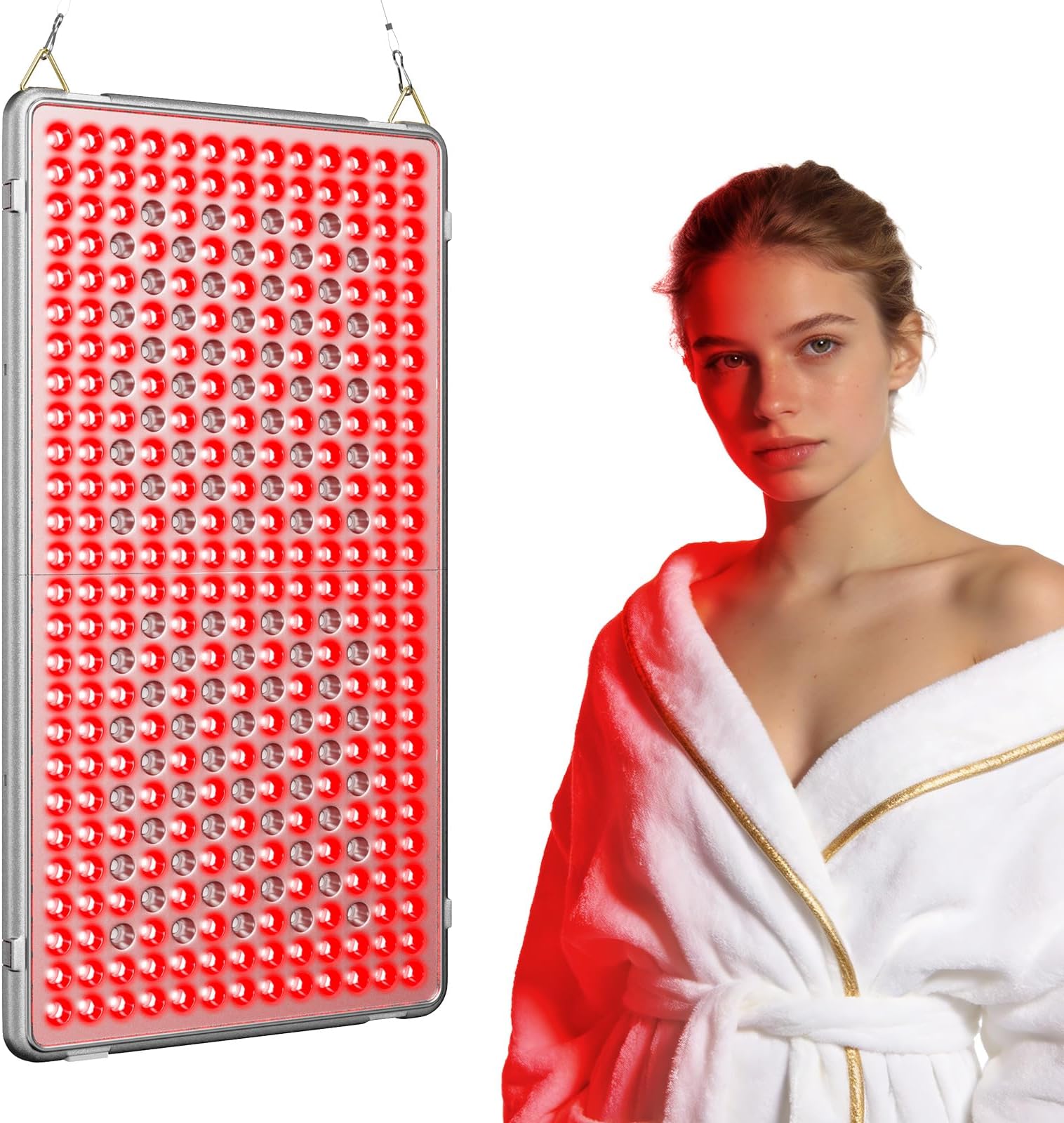 Red Light Devices for Face Full Body Red Light Lamp High Power Infrared Light Panel for Skin Health 660nm