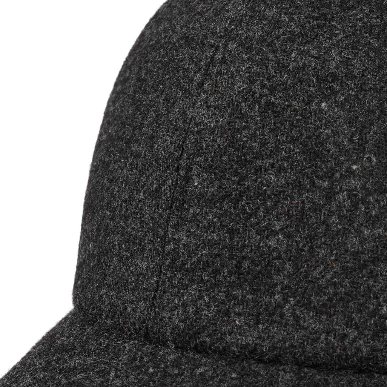 Lierys Shetland Gorra de Beisbol 100% Lana Seis Paneles Hombre Otono Invierno