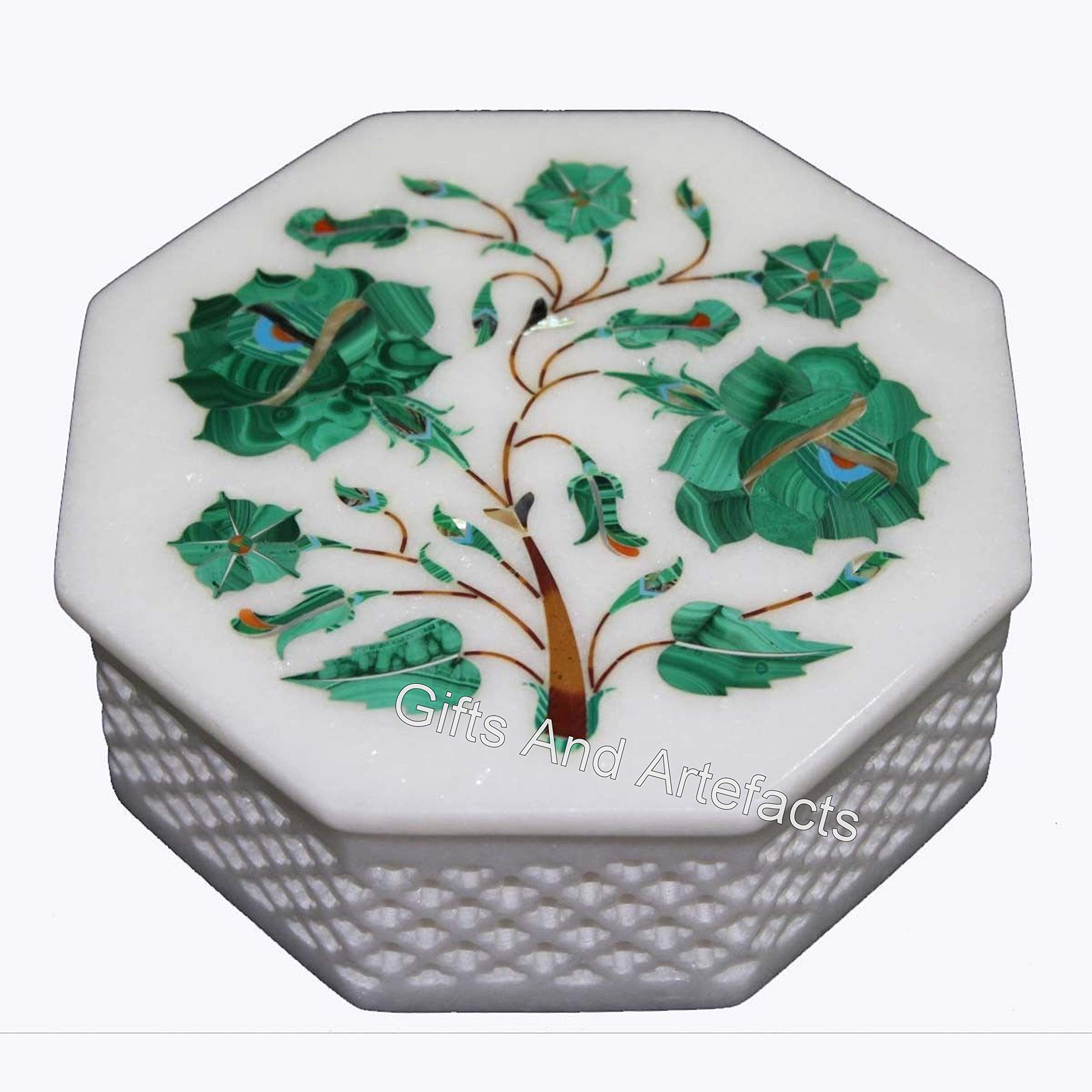 Boîte à bijoux marbre véritable, le cadeau de décoration idéal et unique