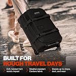 Pelican Aegis Luggage - Carry On Duffel Bag with Wheels - 22 Inch Carry On Bag - Airline Approved (Black)