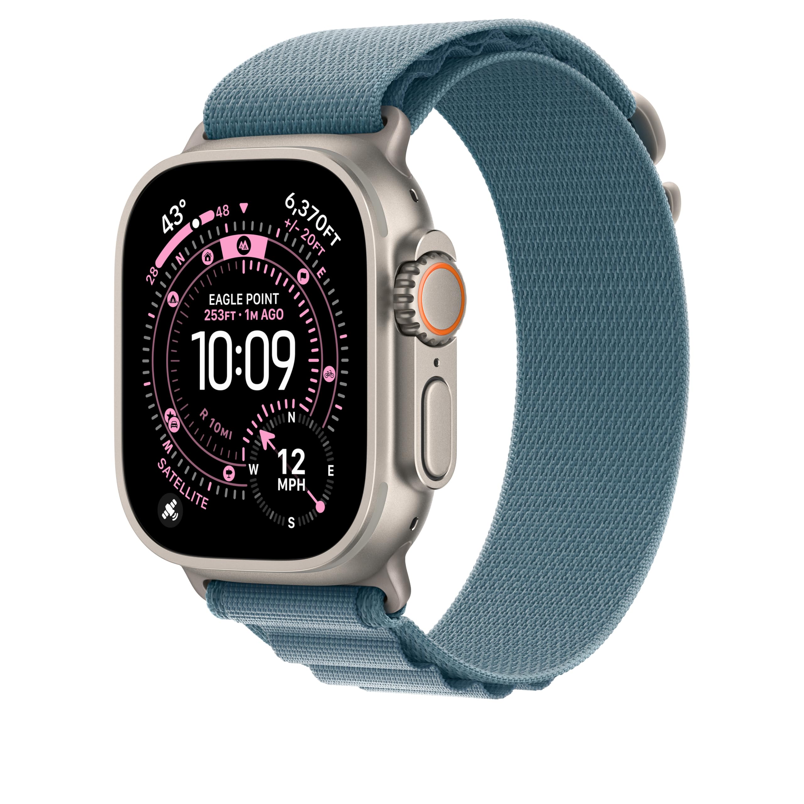 Apple Watch Band - Correa Loop Alpine - 49 mm - Azul claro - Talla S