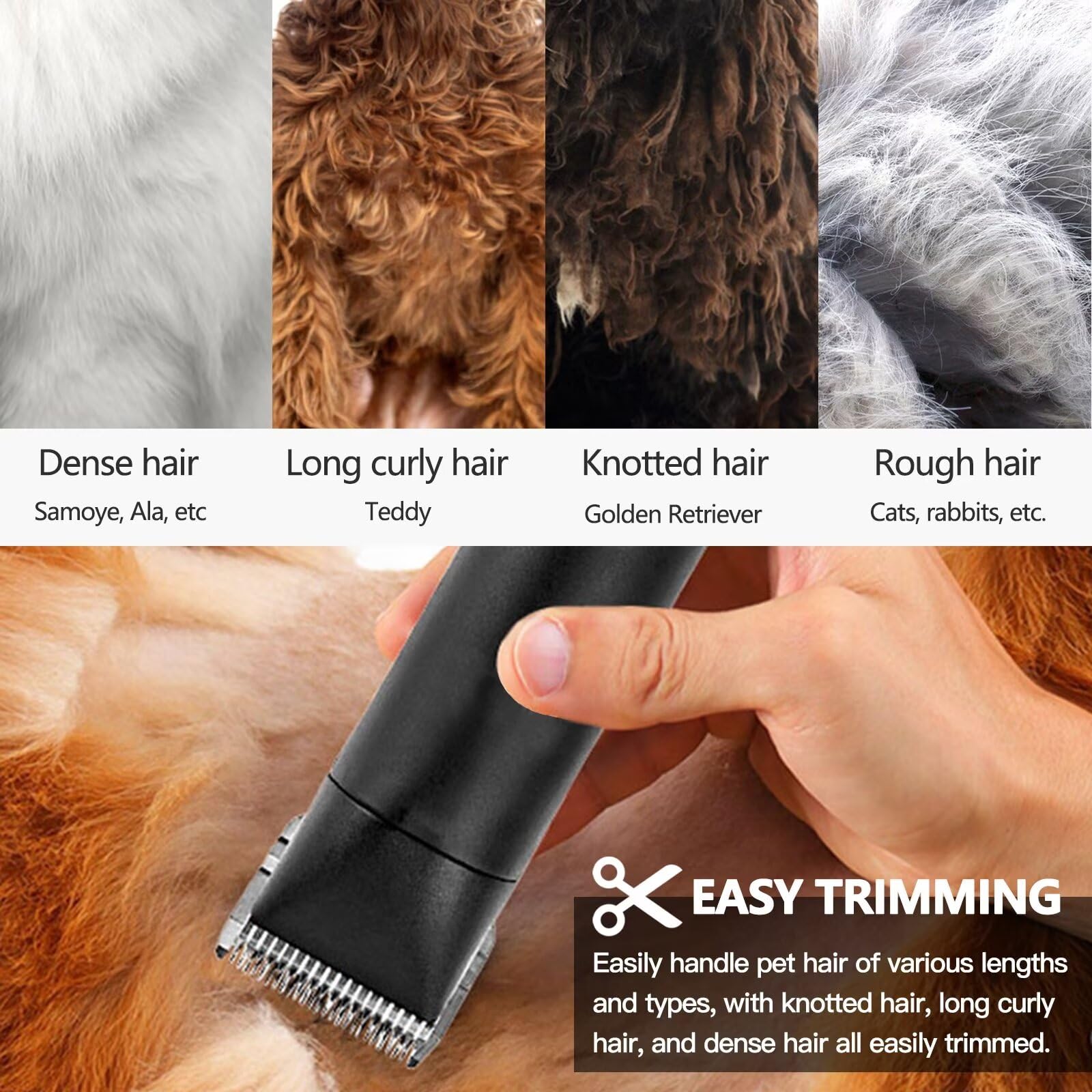 2024 Upgraded 10# Replacement Cutter, Detachable Pet Dog Grooming Clipper Blade for A5 Andis O-ster (1.6mm)
