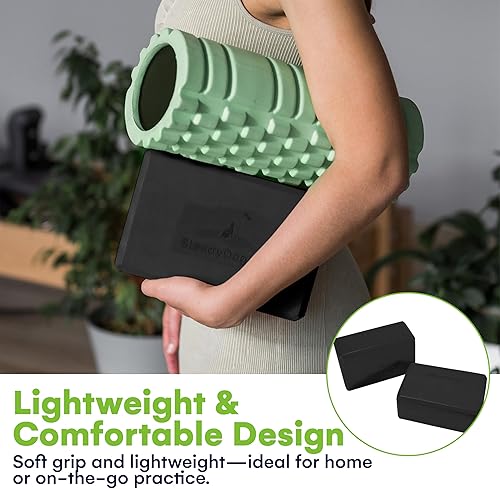 Miniatura 4 de Steady Doggie - Bloques de yoga de alta densidad, antideslizantes, ligeros para yoga, pilates, meditación